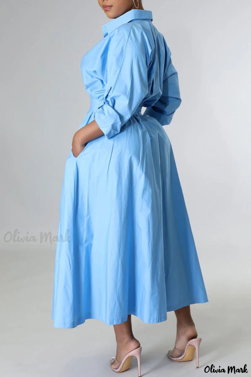 Blue dress (accessories are not included)