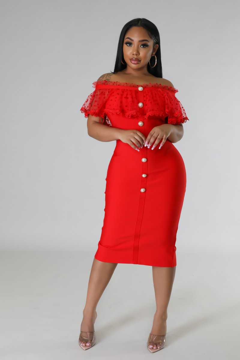 Feeling good red dress