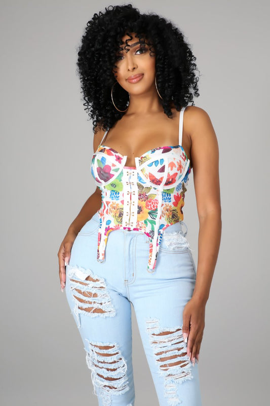 Jazlyn corset crop top